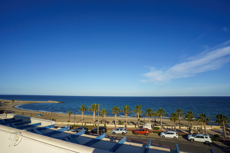 Vista de la playa